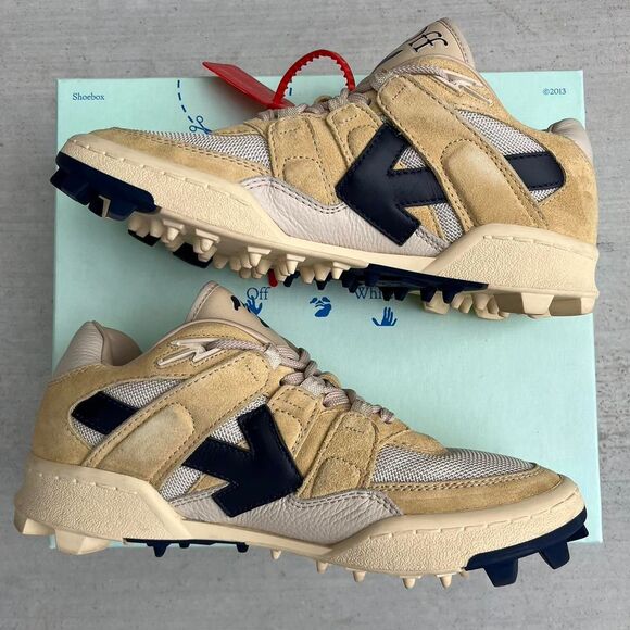 Off-White Shoes - Off-white Women's Tan and Black Trainers